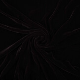3 meter Velor Velvet Fabric Vultur Dark Aubergine  Brown