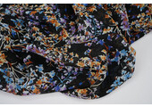 Chiffon Printed Aurelisse  Black