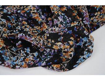 Chiffon Bedruckt Aurelisse Schwarz