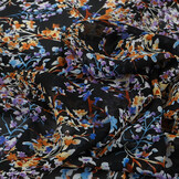 Chiffon Bedrukt Aurelisse Zwart