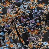 Chiffon Printed Aurelisse  Black