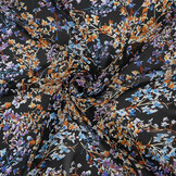 Chiffon Printed Aurelisse  Black