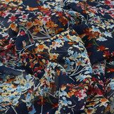 Chiffon Printed Aurelisse  Navy