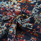 Chiffon Printed Aurelisse  Navy