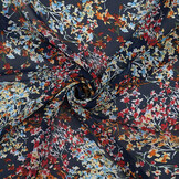Chiffon Printed Aurelisse  Navy
