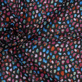 Chiffon Bedruckt Alunora Schwarz