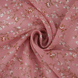 Chiffon Printed Rosienne Pink