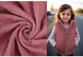 Quilted Double Gauze Old Pink