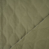 Quilted Double Gauze Army Green