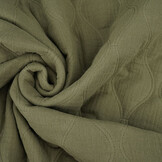 Quilted Double Gauze Army Green