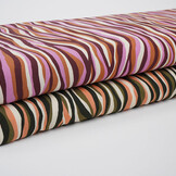 100% Viscose Radiance Strepen Roze