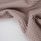 Luxuriöse Waffelpiqué Baumwolle Altrosa
