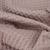 Luxe Wafel Katoen Oud Roze