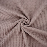 Luxury Cotton Waffle Pique Old Pink