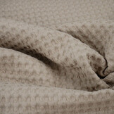 Luxury Cotton Waffle Pique Sand