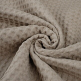 Luxury Cotton Waffle Pique Sand