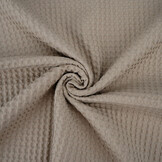 Luxury Cotton Waffle Pique Sand