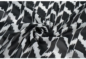 Chiffon Printed Mottelia Black