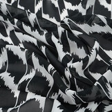 Chiffon Printed Mottelia Black