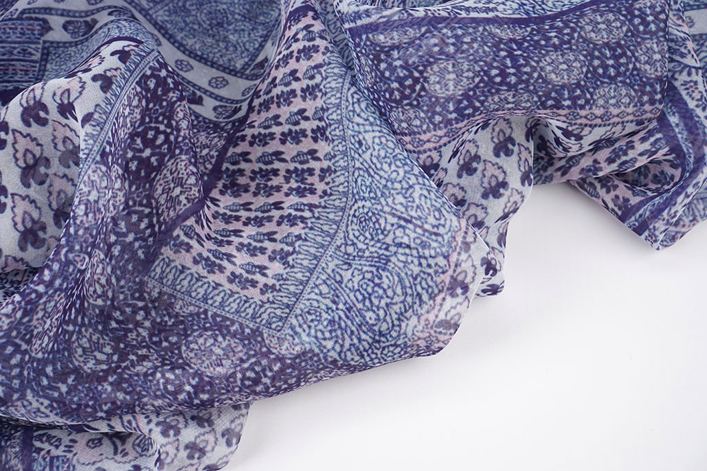 Chiffon Bedrukt Noctora