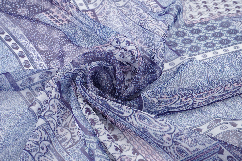 Chiffon Bedrukt Noctora