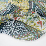 Chiffon Printed Splenda Green