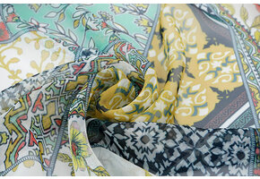 Chiffon Bedruckt Splenda Grün