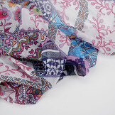 Chiffon Bedrukt Splenda Blauw