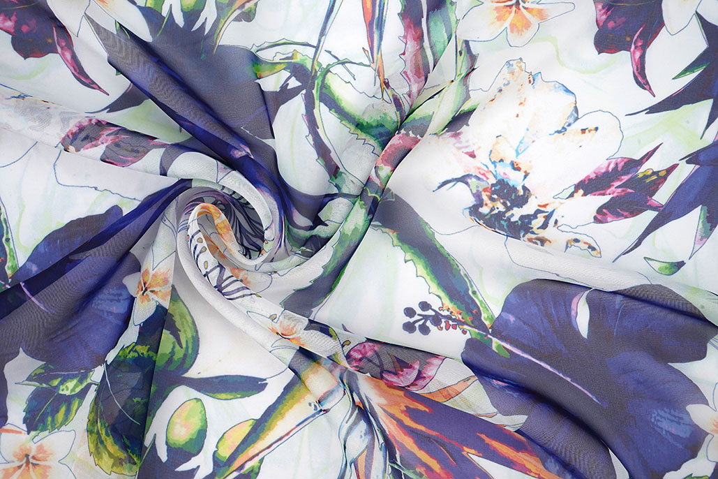 Chiffon Bedrukt Bahato