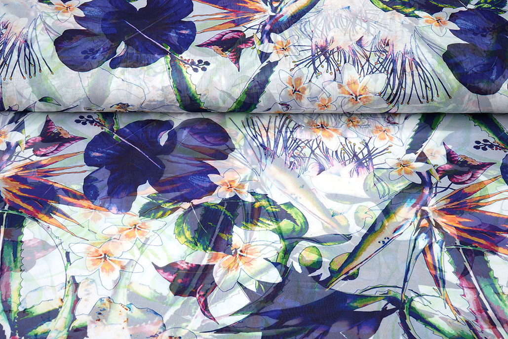 Chiffon Bedrukt Bahato