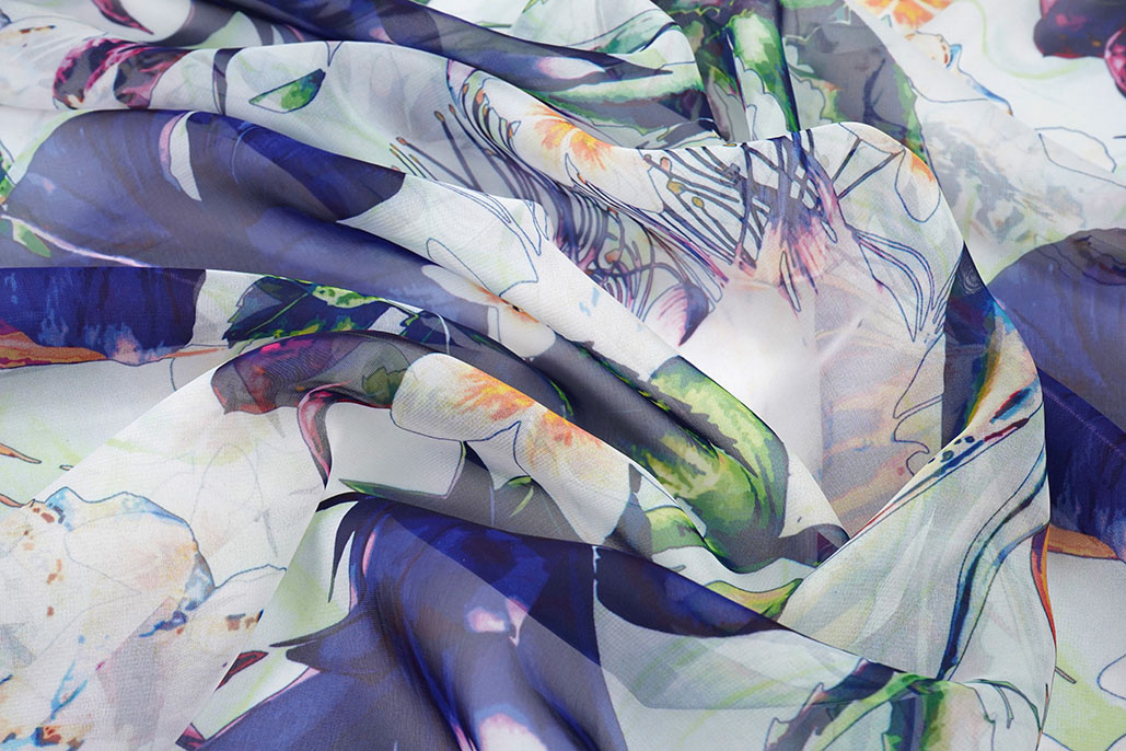 Chiffon Printed Bahato