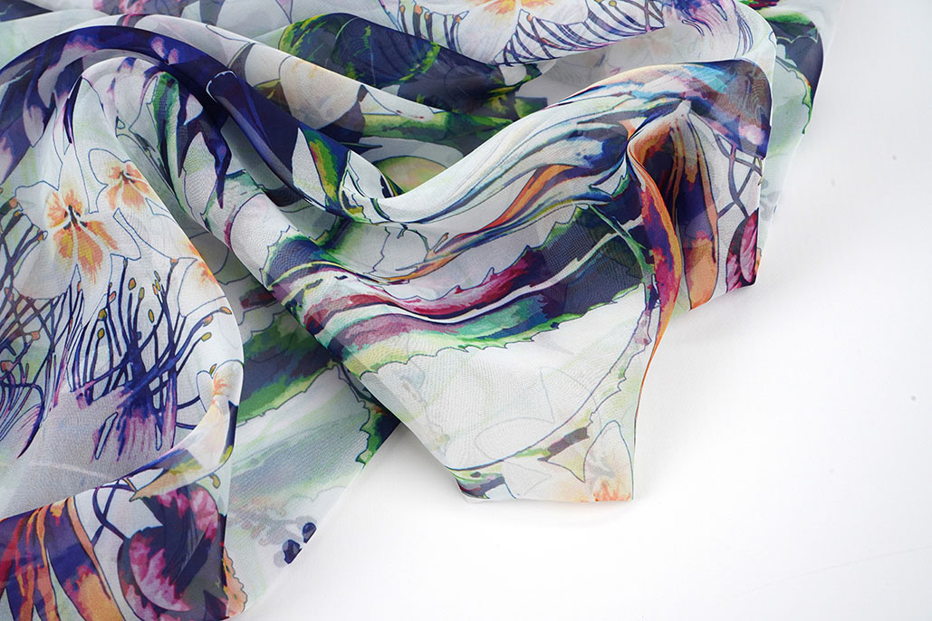 Chiffon Bedrukt Bahato