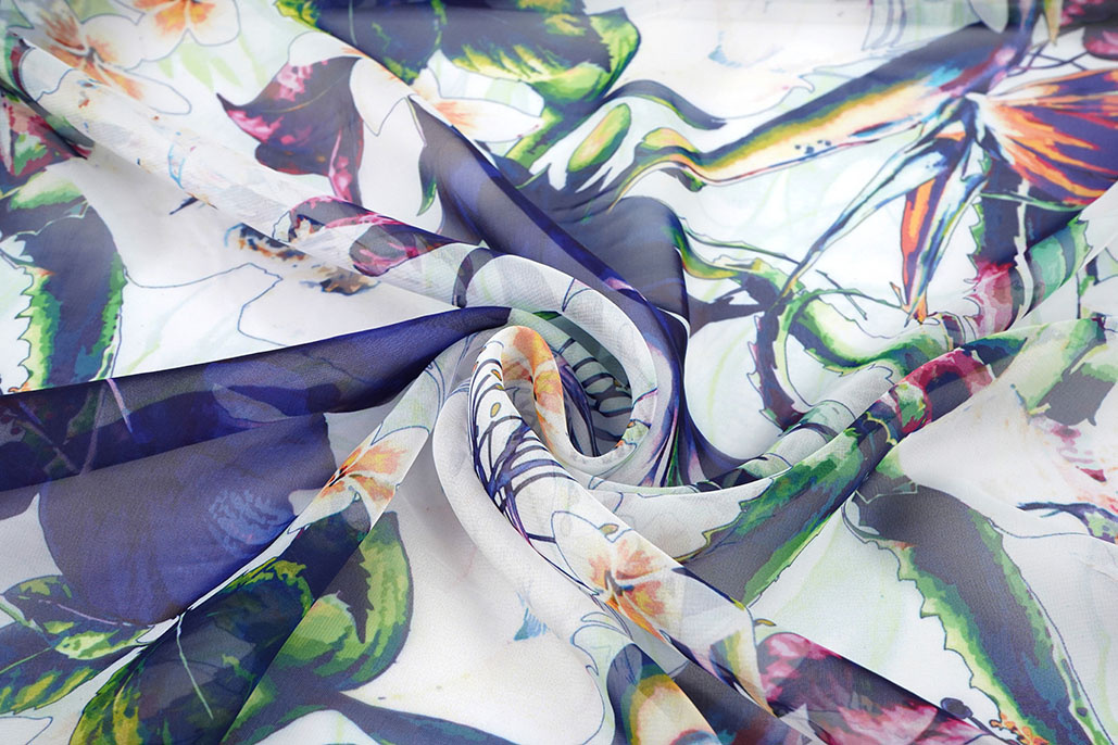 Chiffon Bedrukt Bahato