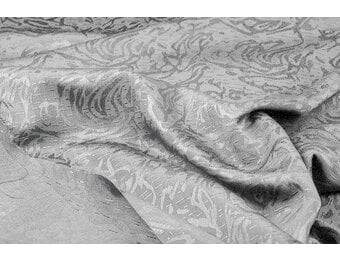 Jacquard Viskose Grau