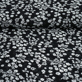 Chiffon Printed Prieks Black