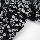 Chiffon Bedruckt Prieks Schwarz