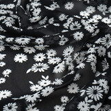 Chiffon Printed Prieks Black