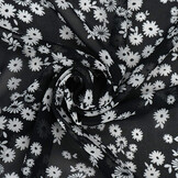 Chiffon Printed Prieks Black