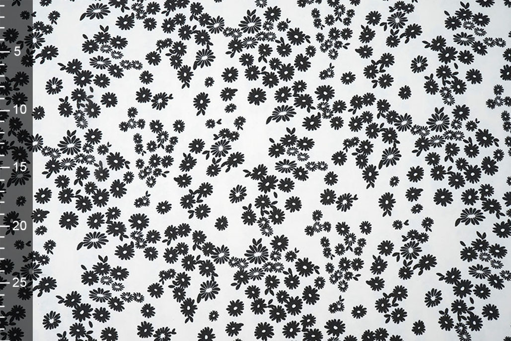 Chiffon Bedruckt Prieks Off-White