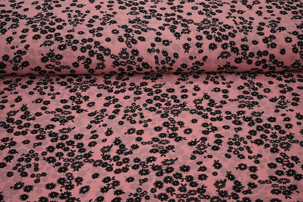 Chiffon Bedruckt Prieks Rosa
