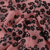 Chiffon Bedruckt Prieks Rosa