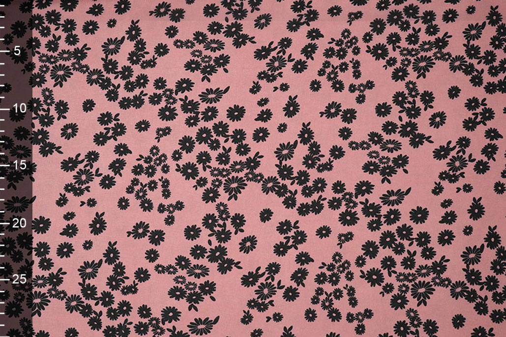 Chiffon Bedrukt Prieks Roze