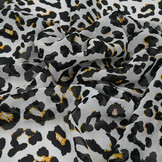 Chiffon Printed Panther Off-White