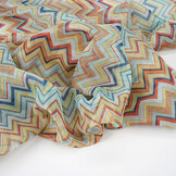 Chiffon Bedruckt Zick-Zack Cora Multi