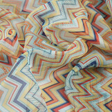 Chiffon Bedrukt ZigZag Cora Multi