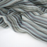 Chiffon Bedruckt kleiner Zick-Zack Multi 3