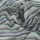 Chiffon Printed Small ZigZag Multi 3