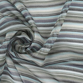 Chiffon Printed Small ZigZag Multi 3