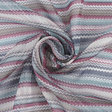Chiffon Bedrukt Kleine ZigZag Multi 2
