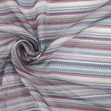 Chiffon Bedruckt kleiner Zick-Zack Multi 2